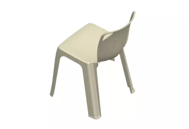 Chaise empilable plastique
