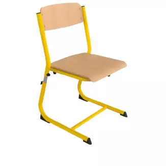 Chaise pour école maternelle réglable appui table Laura