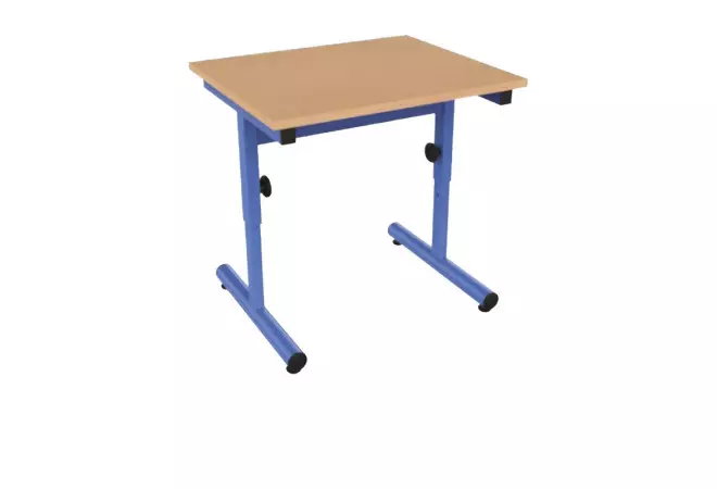 60x50 cm - Table réglable pour école maternelle