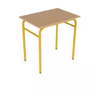 70x50 cm - Table d'écolier 1 place