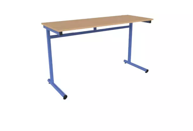 130x50 cm - Table d'écolier double Laura