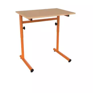70x50 cm - Table scolaire réglable Laura monoplace