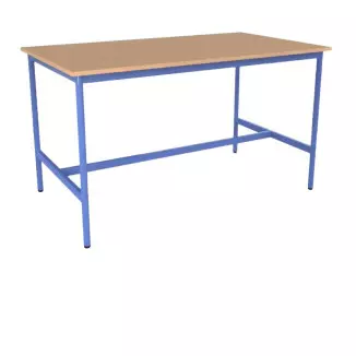 140x80 cm - Table de travail 4 pieds