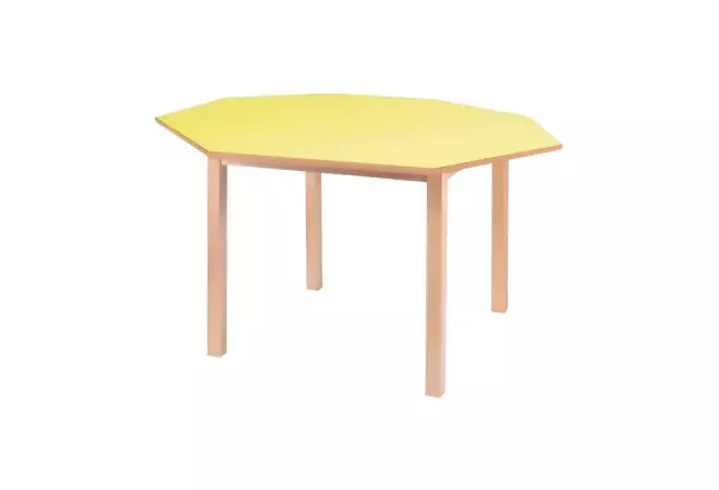 Ø120 cm - Table école octogonale Monica
