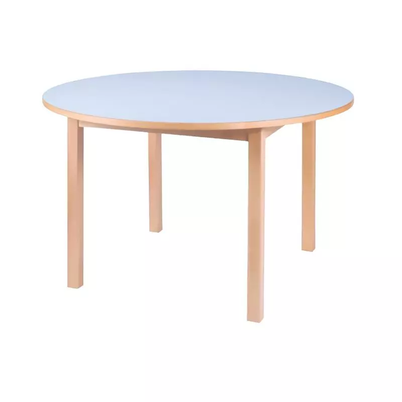 Ø120 cm - Table d'école ronde Lorena
