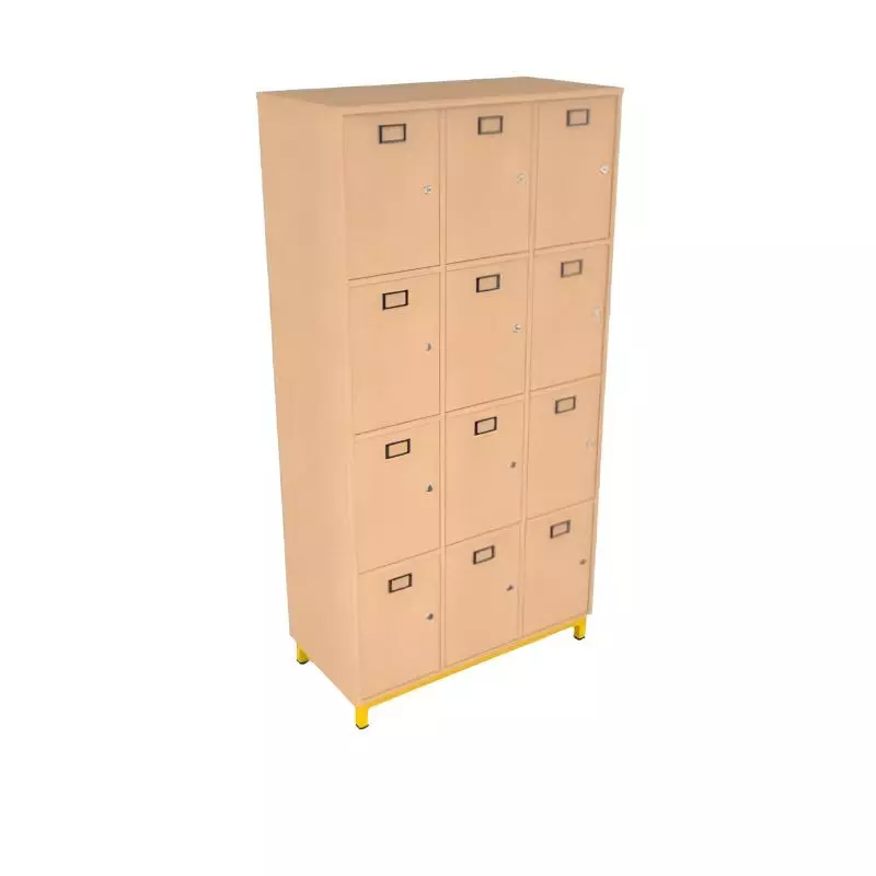 Armoire professeur 12 portes pleines