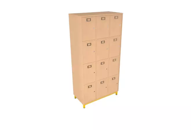 Armoire professeur 12 portes pleines