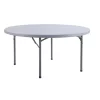 Ø152 cm - Table ronde pliante en polypropylène