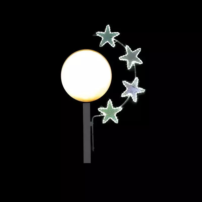 Décor pour lanterne boule Illumination Étoile Stellaire