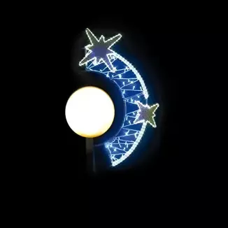 Arc d'étoiles de Noël pour lanterne Boule