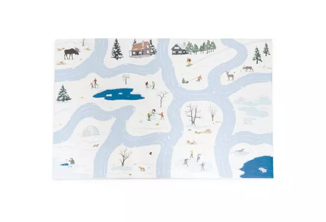 Tapis mousse neige