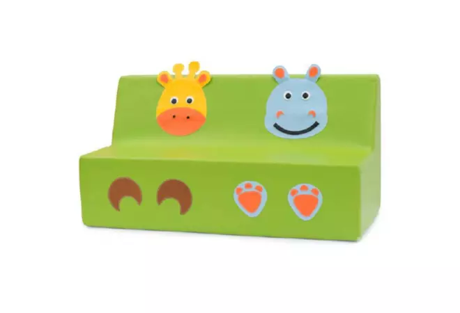 Banquette double girafe hippo