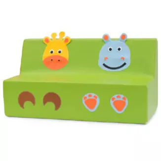 Banquette double girafe hippo