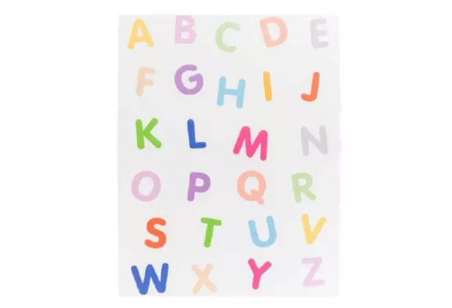 Tapis en mousse alphabet coloré