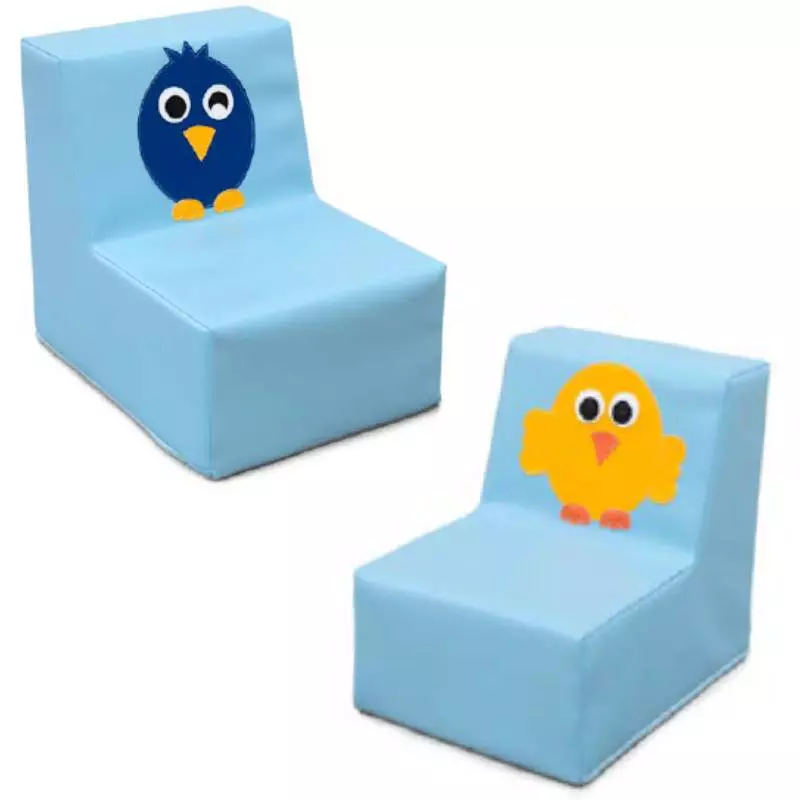 Fauteuil individuel crèche oiseaux