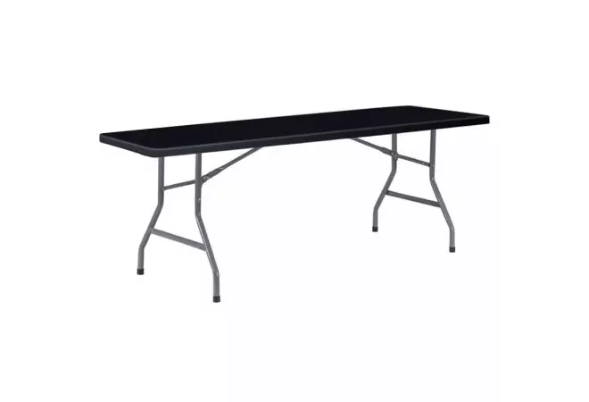 Table pliante polypro noire 183 cm