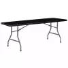 Table pliante polypro noire 183 cm