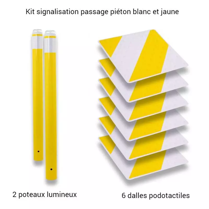 Kit de signalisation pour passage piéton