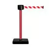 Poteau de guidage portable sangle rouge et noir