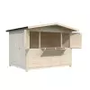 Chalet évènementiel pliable en bois