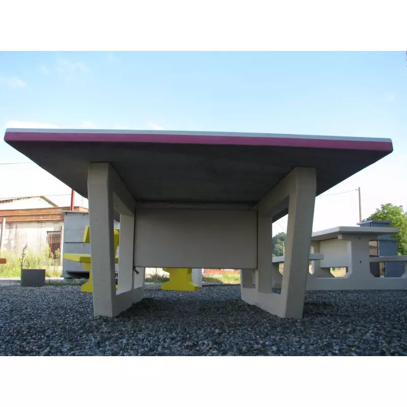 Table de ping pong en béton pour extérieur, table de ping pong en béton  Tournoi