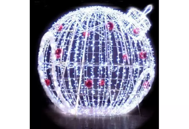 Igloo lumineux de Noël - Décoration de Noël d'extérieur - Décor 3D