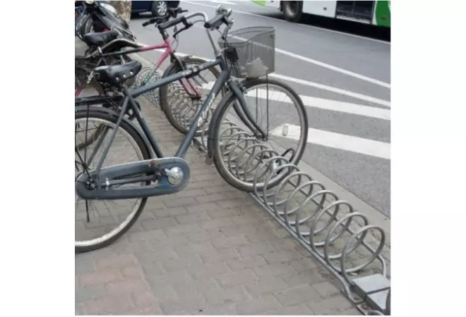 Support à vélo extérieur, support de rangement de vélo au sol