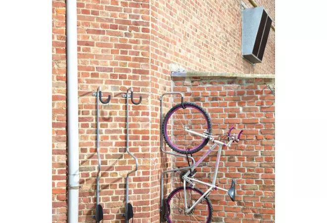 Support de vélo Support de vélo vertical Support de vélo réglable, espace  de stationnement au sol avant / arrière / vertical Pour presque tous les  vélos : : Bricolage