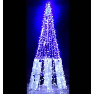 Décoration de Noël lumineuse Cerf couché 81cm LED - LUMINEO